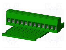Connector: pluggable terminal block; plug; female; straight; 5mm