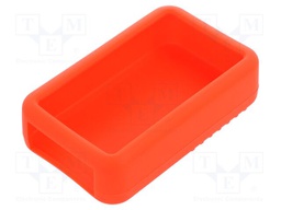 Case ring; 2pcs; silicone; Series: LC; Colour: red