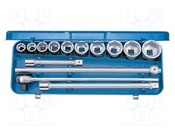 Wrench-set; 6-angles,rattle,socket bits,socket spanner; 3/4"