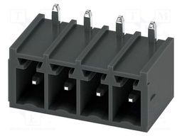 PCB headers, nominal cross section: 1.5 mm2, color: black, n