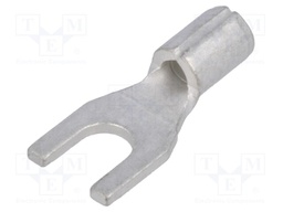 Fork terminal; M3; 0.5÷1mm2; crimped; for cable; non-insulated