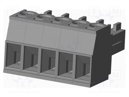 Connector: pluggable terminal block; plug; female; straight; grey