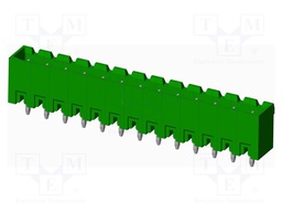 Connector: pluggable terminal block; socket; male; straight; THT