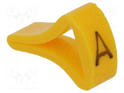 Markers for cables and wires; Label symbol: A; 6÷10.5mm; H: 16mm