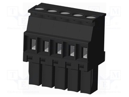 Connector: pluggable terminal block; plug; female; angled 90°