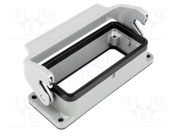 Enclosure: for Han connectors; Han HMC; size 16B; with latch