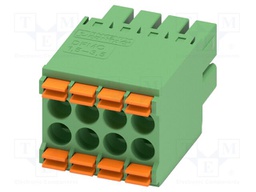 PCB connector, nominal cross section: 1.5 mm?, color: green,
