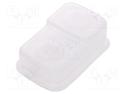 Cover; 22mm; Harmony XB4,Harmony XB5; Ø22mm; Colour: transparent