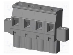 Connector: pluggable terminal block; plug; female; angled 90°
