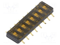 Switch: DIP-SWITCH; OFF-ON; 0.1A/50VDC; Pos: 2; -40÷105°C; 50mΩ