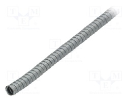 Protective tube; ØBraid : 13mm; galvanised steel; natural; IP40