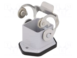 Connector Backshell, Angled Bulkhead Housing, CK Series ILME Multipole Connector Inserts, 90°