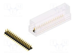 Connector: pin strips; pin header; male; PIN: 34; 2.54mm; SMT; 2x17
