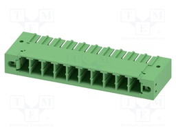 PCB headers, nominal cross section: 6 mm?, color: green, nom