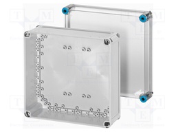 Enclosure: multipurpose; X: 300mm; Y: 300mm; Z: 170mm; polycarbonate