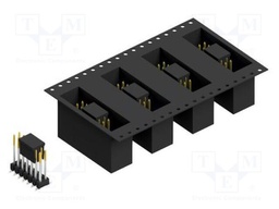 Connector: pin strips; pin header; male; PIN: 14; 2.54mm; SMT; 2x7