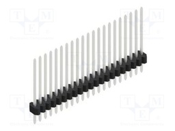 Connector: pin strips; pin header; male; PIN: 21; 1.27mm; THT; 1x21