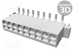 Connector: wire-board; female; PIN: 9; 2.54mm; Series: har-flexicon