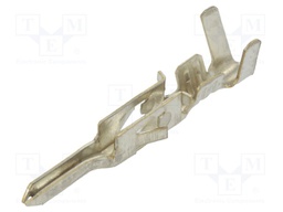 Contact; male; 22AWG÷18AWG; tinned; crimped,on cable; 5A; brass