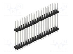 Connector: pin strips; pin header; male; PIN: 48; 2.54mm; THT; 2x24
