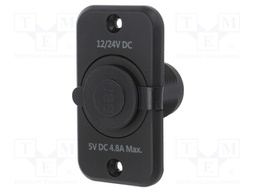 Automotive power supply; USB A socket x2; Sup.volt: 12÷24VDC