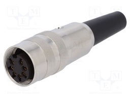 Connector: M16; female; for cable; IP40; plug; soldering; 60V; PIN: 7