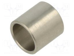Spacer sleeve; 4mm; cylindrical; stainless steel; Out.diam: 10mm