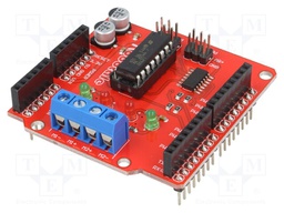 DC-motor driver; L293D; PWM,analog; Uin mot: 5÷16V; Uin log: 5V