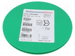 Markers for cables and wires; Label symbol: 8; 2÷5mm; PVC; yellow