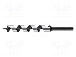 Drill bit; for wood; Ø: 25mm; L: 250mm; Blade tip shape: spiral