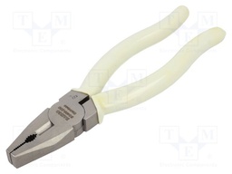 Pliers; universal; PVC coated handles; 200mm; Conform to: ISO 574