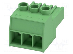 PCB connector, nominal cross section: 6 mm2, color: green, n