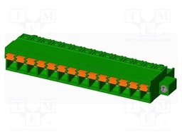 Connector: pluggable terminal block; plug; female; straight; 12A