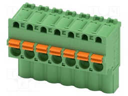 PCB connector, nominal cross section: 2.5 mm?, color: green,