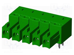 Connector: pluggable terminal block; socket; female; angled 90°