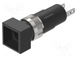 Indicator: body; Ø8mm; connectors 2,0x0,5mm; plastic; 19; L: 34mm