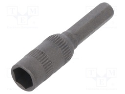 Screwdriver bit; hex socket; Socket: HEX 5mm; Overall len: 30mm