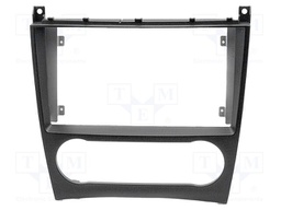 Radio frame; Mercedes; black; 9"