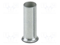 Tip: bootlace ferrule; non-insulated; copper; 2.5mm2; tinned; 7mm