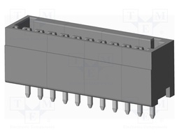Connector: pluggable terminal block; socket; male; on PCBs