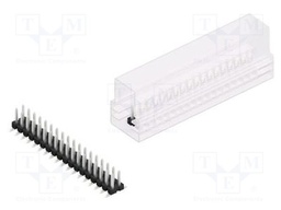 Connector: pin strips; pin header; male; PIN: 36; 2.54mm; SMT; 2x18