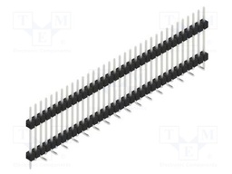 Connector: pin strips; pin header; male; PIN: 34; 2.54mm; SMT; 1x34