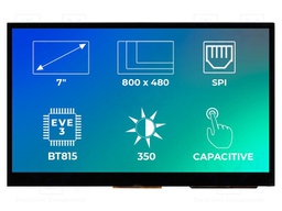 Display: TFT; 7"; 800x480; Illumin: LED; Dim: 164.8x99.8x11.9mm