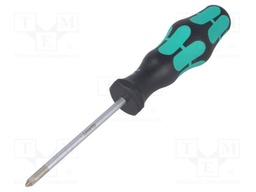 Screwdriver; Pozidriv®; Size: PZ1; Blade length: 80mm