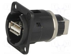 Adapter; USB A socket-front,USB B socket-back; EH; USB 2.0