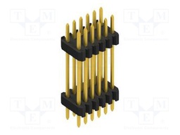 Connector: pin strips; pin header; male; PIN: 12; 1.27mm; THT; 2x6
