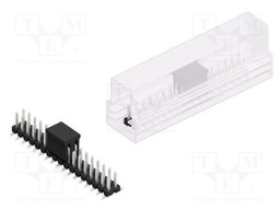 Connector: pin strips; pin header; male; PIN: 34; 2.54mm; SMT; 2x17