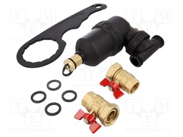 Dirt separator; max.8bar; Filter: magnetic,mesh; 500um; 9000Gs