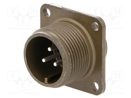 Connector: circular; Series: 97; socket; male; PIN: 3; silver plated