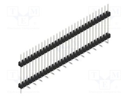 Connector: pin strips; pin header; male; PIN: 30; 2.54mm; SMT; 1x30